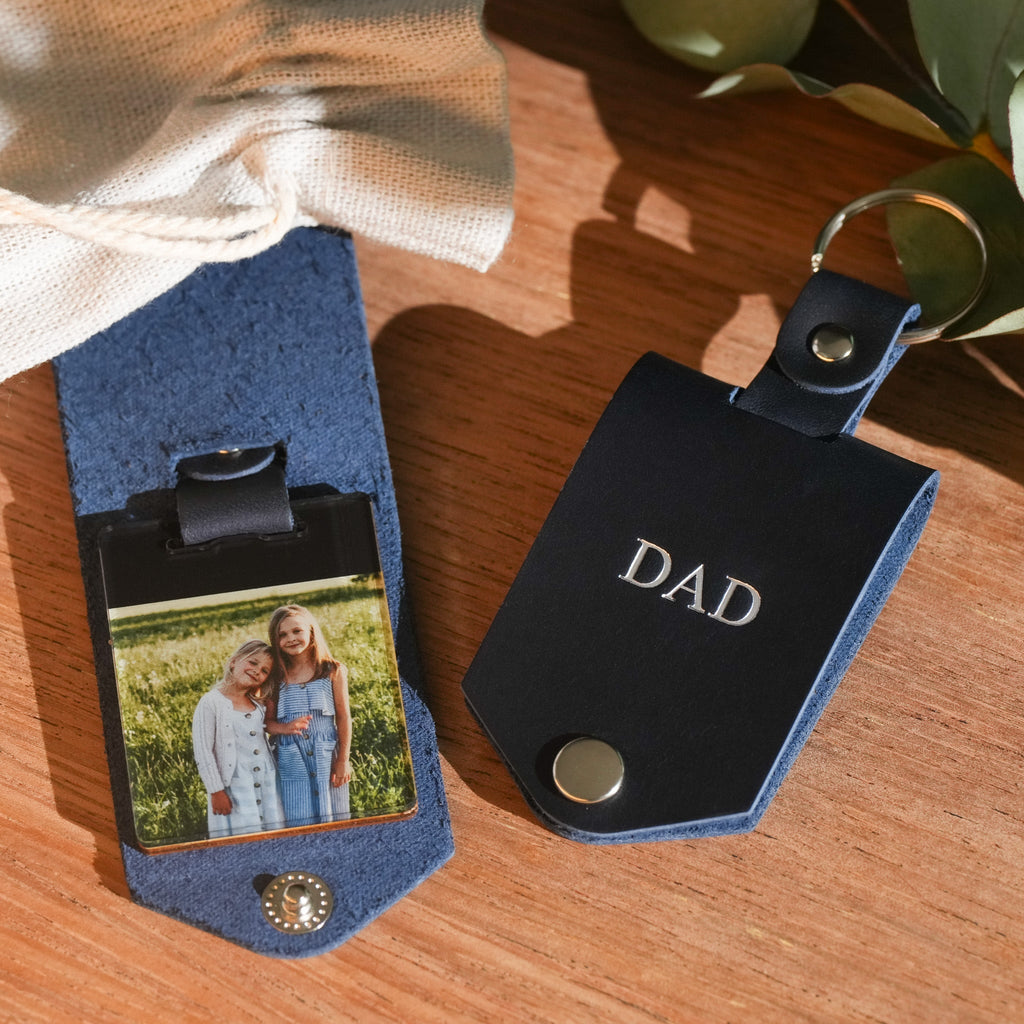 Monogram Photo Keytag