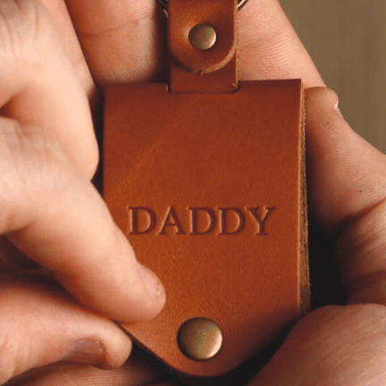 Monogram Photo Keytag