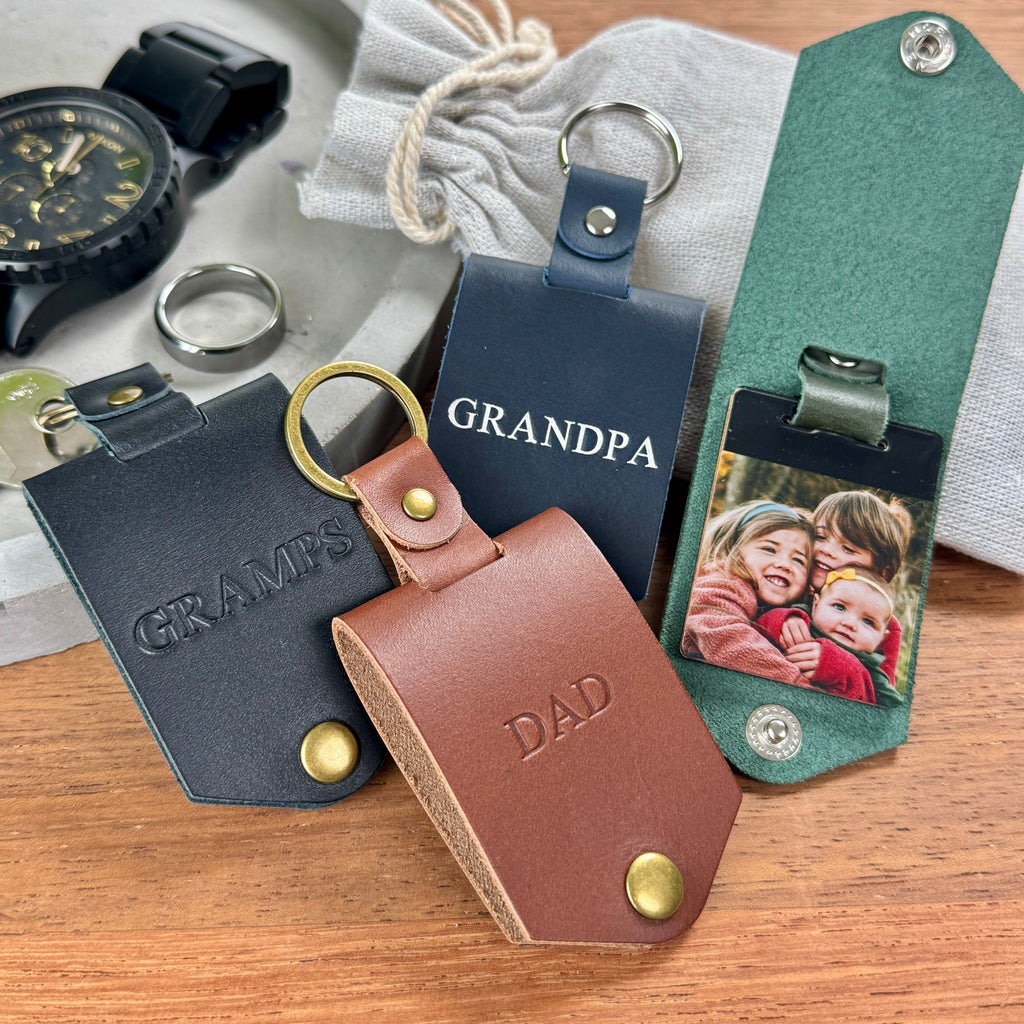 Monogram Photo Keytag