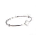 MOTHER OF PEARL CLOVER BANGLE