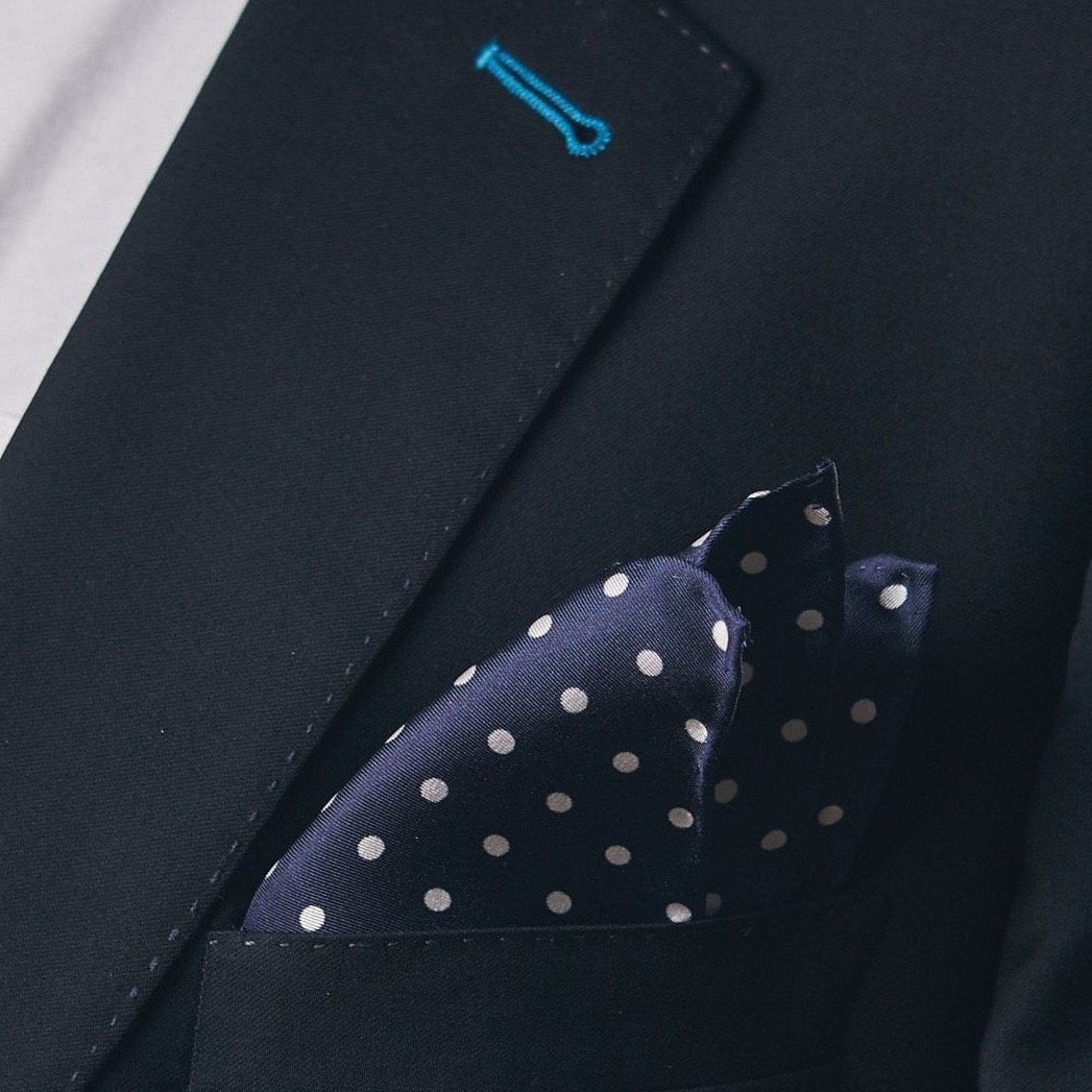 Silk Pocket Square - Polka Dot | The Westminster